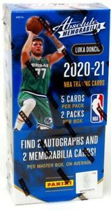 2020/21 Panini Absolute Memorabilia Basketball Hobby Box |  