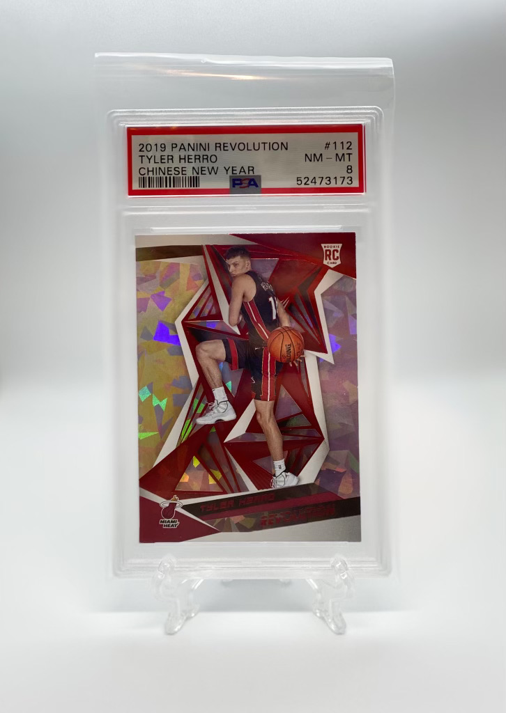Tyler Herro – Revolution Chinese New Year Parallel PSA 8 - Owls Collectibles - Trusted American Sports Cards & Toy Supplier Located In Delray Beach, Florida
