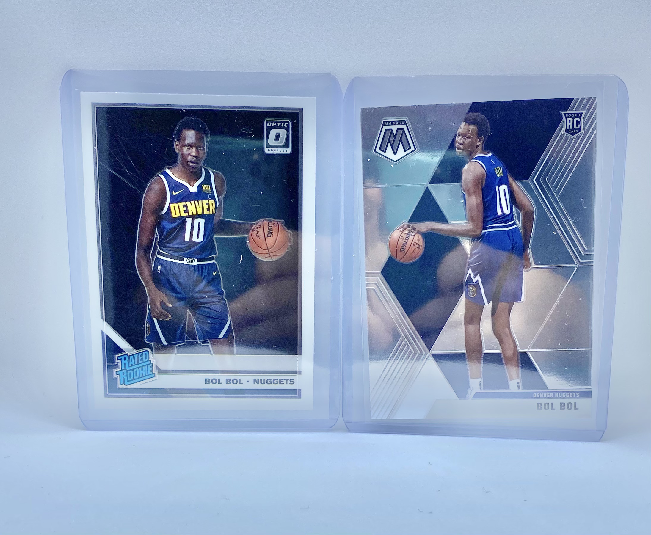 Bol Bol 4 card Rookie Lot: Mosaic, Optic, Donruss, Contenders - Owls Collectibles - Trusted American Sports Cards & Toy Supplier Located In Delray Beach, Florida