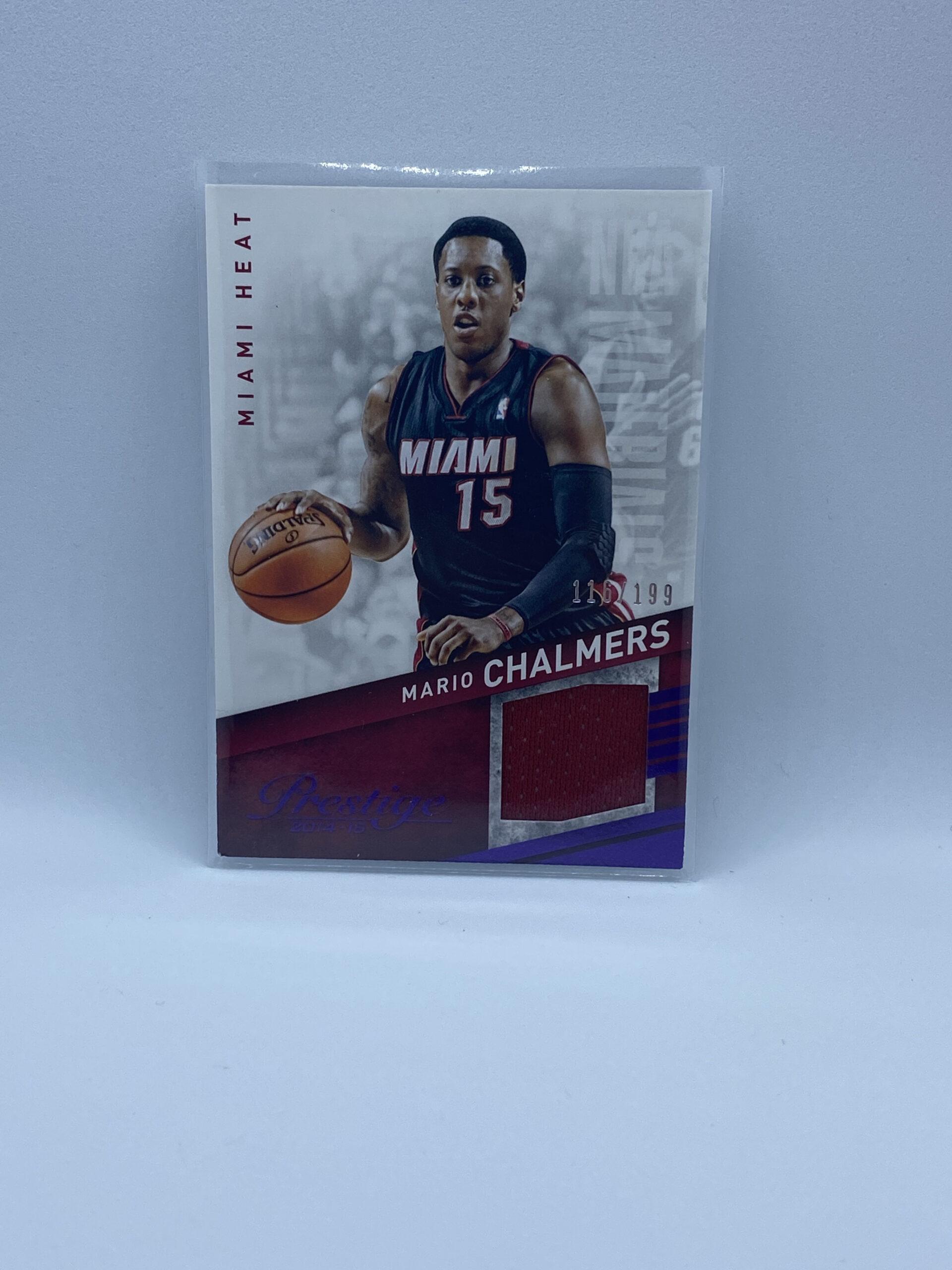 2014 Mario Chalmers Prestige Patch Card No 16 - Owls Collectibles - Trusted American Sports Cards & Toy Supplier Located In Delray Beach, Florida