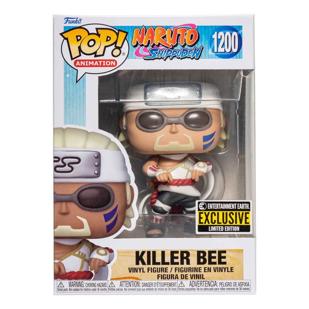 Naruto Killer Bee Pop! Vinyl Figure – Entertainment Earth Exclusive - Owls Collectibles - Trusted American Sports Cards & Toy Supplier Located In Delray Beach, Florida