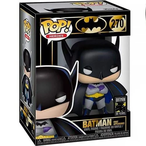 Batman 1st Appearance 1939 80th Anniversary Pop! Vinyl Figure - Owls Collectibles - Trusted American Sports Cards & Toy Supplier Located In Delray Beach, Florida