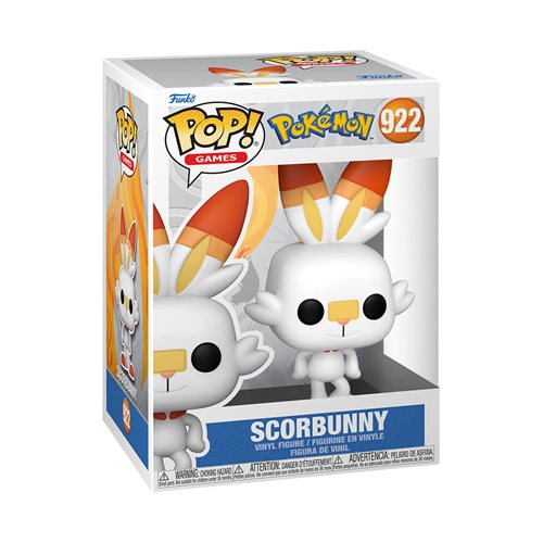 Pokemon Scorbunny Pop! Vinyl Figure #922 - Owls Collectibles - Trusted American Sports Cards & Toy Supplier Located In Delray Beach, Florida