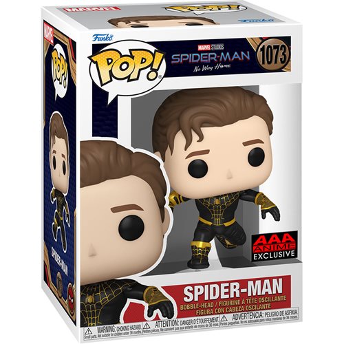 Spider-Man: No Way Home Unmasked Spider-Man Black Suit Pop! Vinyl Figure – AAA Anime Exclusive - Owls Collectibles - Trusted American Sports Cards & Toy Supplier Located In Delray Beach, Florida