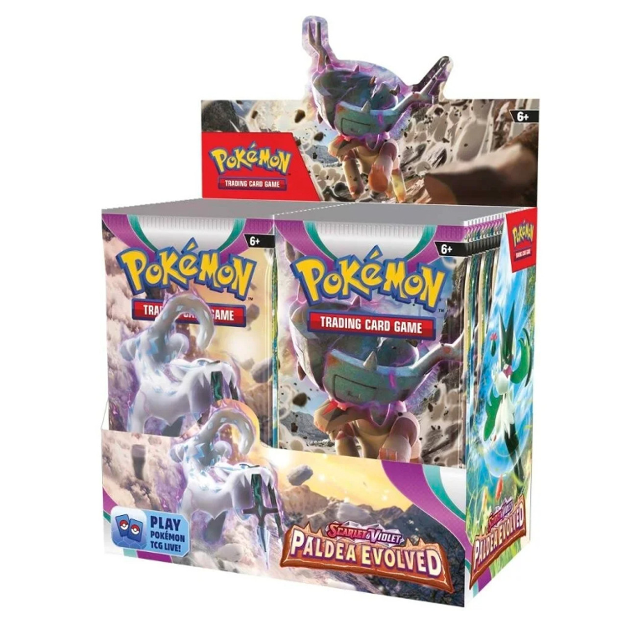 Pokemon: Scarlet & Violet – Paldea Evolved – Booster Box - Owls Collectibles - Trusted American Sports Cards & Toy Supplier Located In Delray Beach, Florida